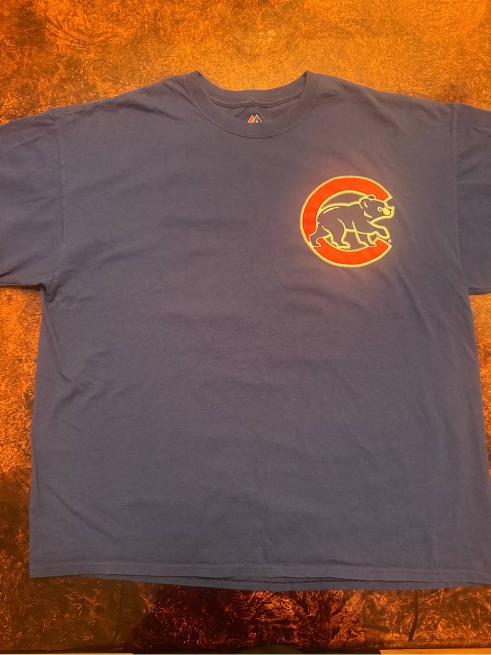 Chicago cubs royal blue Short Sleeve Crewneck Tee